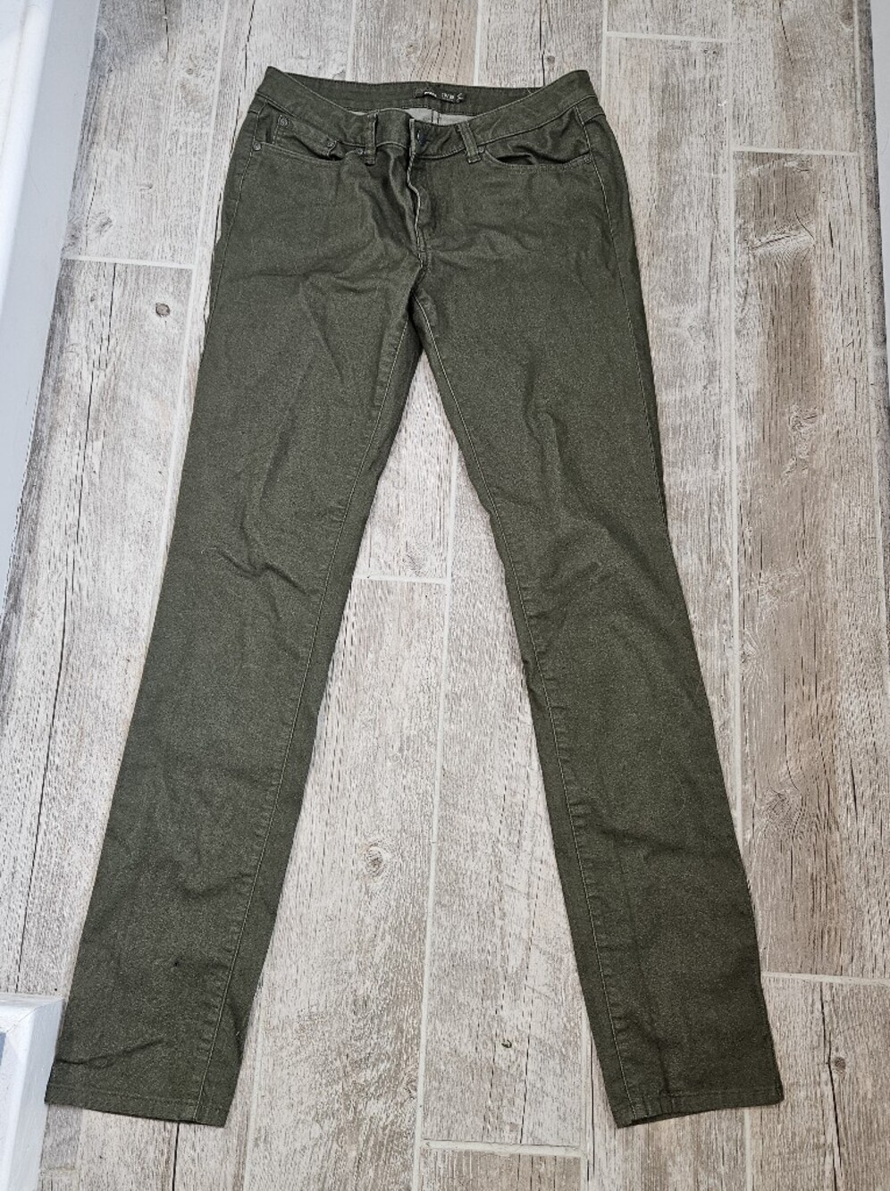 Prana Women's Olive Green Slim Fit Pants 10/30 Tall